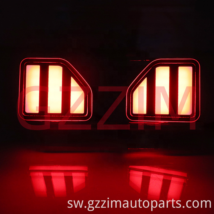 Rangi tatu za taa za taa za taa za taa za taa za nyuma za taa za nyuma za taa za kugeuza mwanga wa kugeuza ishara kwa Jeep Wrangler 2018-2022